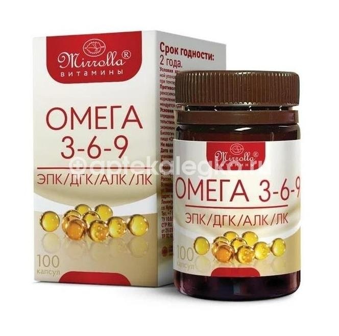 Мирролла омега 3-6-9 100шт капсулы Мирролла омега 3-6-9 100шт капсулы - 1
