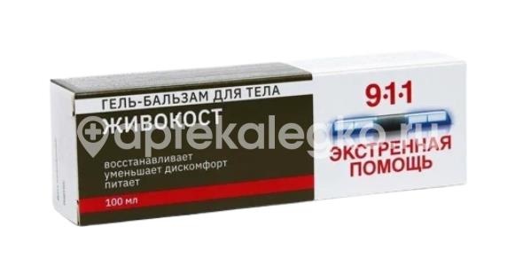 911 экстренная помощь гель-бальзам живокост 100мл. 911 экстренная помощь гель-бальзам живокост 100мл. - 2