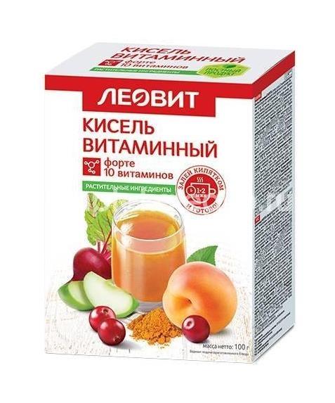 Изображение Леовит кисель витаминный форте 20г. 5 пакетиков ЛЕОВИТ КИСЕЛЬ ВИТАМИННЫЙ ФОРТЕ 20Г. 5 ПАКЕТИКОВ Леовит-Нутрио ООО