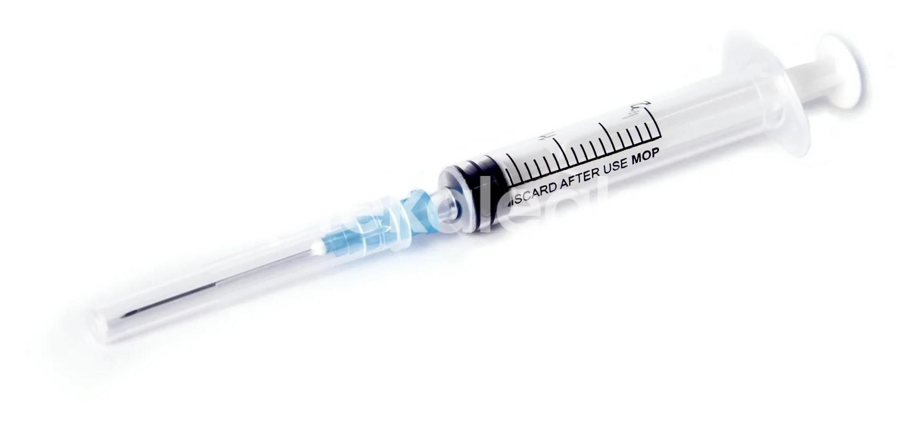 Шприц 2мл 3-х комп. 22g (0,7х32мм) №150 Шприц 2мл 3-х комп. 22g (0,7х32мм) №150 - 1