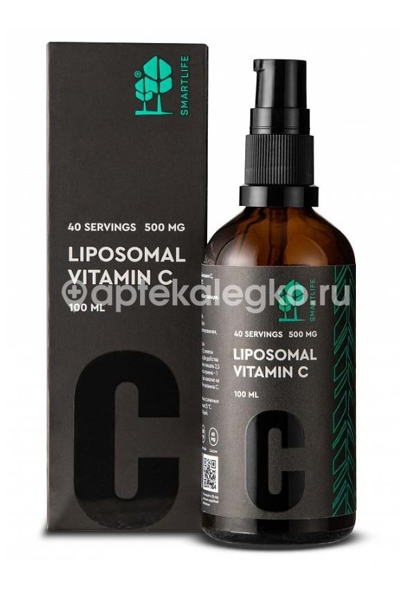 Smartlife липосомальный витамин с 100мл флакон с крышкой-капельницей Smartlife липосомальный витамин с 100мл флакон с крышкой-капельницей - 1