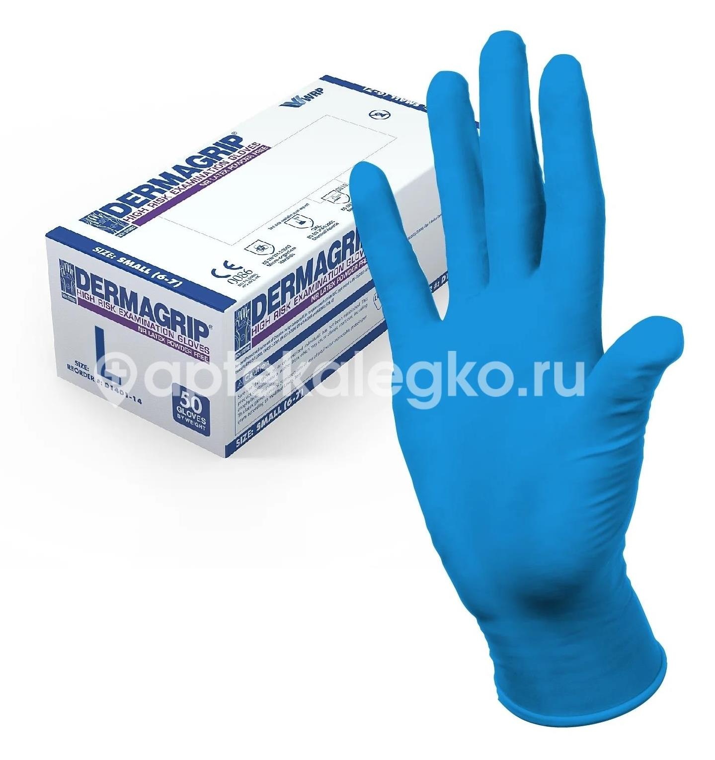 Дермагрип классик examination перчатки смотр. н/стер. р.l №1 пара Дермагрип классик examination перчатки смотр. н/стер. р.l №1 пара - 1