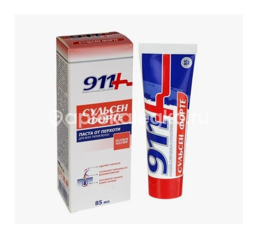 911 сульсен форте паста от перхоти 85мл. 911 сульсен форте паста от перхоти 85мл. - 2