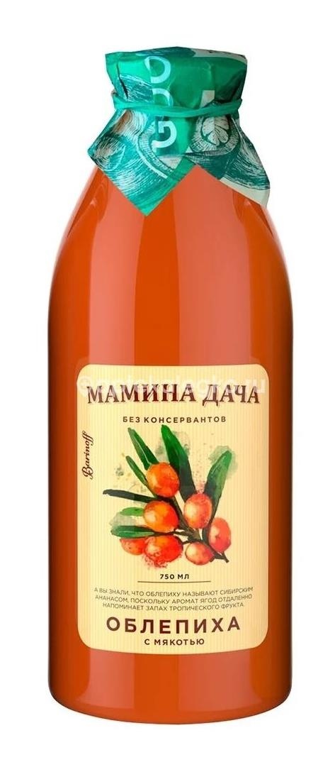 Нектар облепиха + персик 750мл. Нектар облепиха + персик 750мл. - 1
