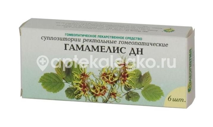 Гамамелис дн 6шт. суппозитории ректальные Гамамелис дн 6шт. суппозитории ректальные - 2