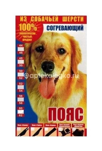 Пояс север из собач. шерсти р.60 - 62 Пояс север из собач. шерсти р.60 - 62 - 1