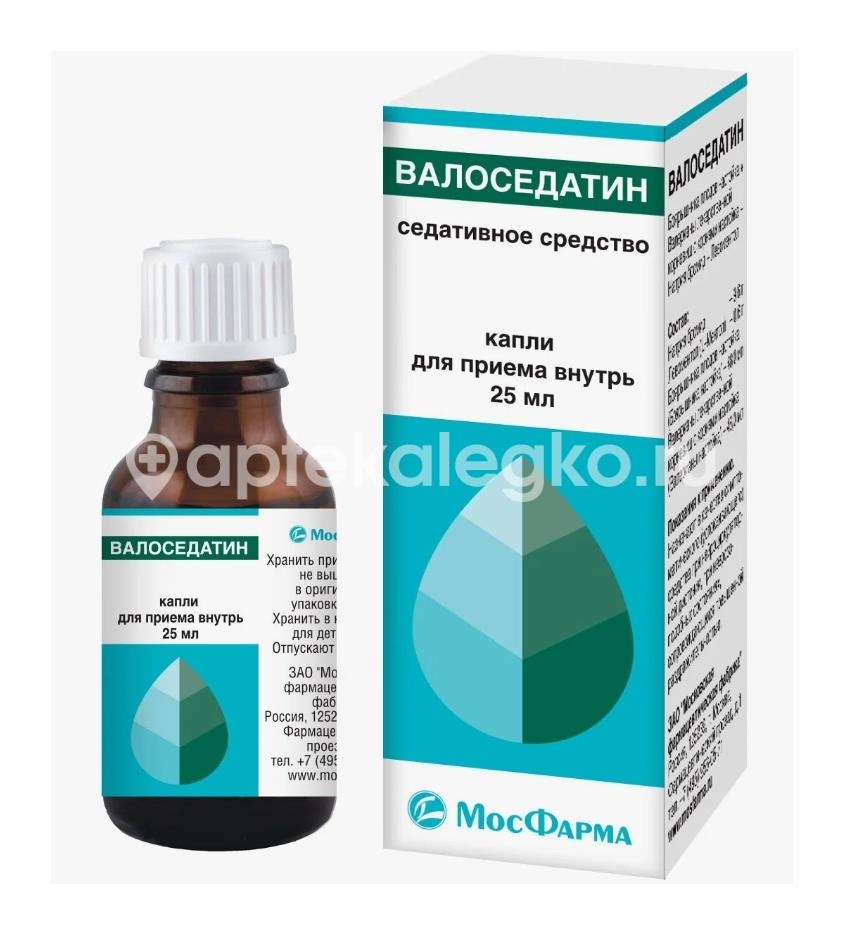 Валоседатин капли для внутреннего применения 25мл. флакон - капельница Валоседатин капли для внутреннего применения 25мл. флакон - капельница - 1
