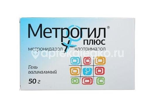 Метрогил плюс 50г. №1 гель ваг. туба + 10 апплик. Метрогил плюс 50г. №1 гель ваг. туба + 10 апплик. - 1