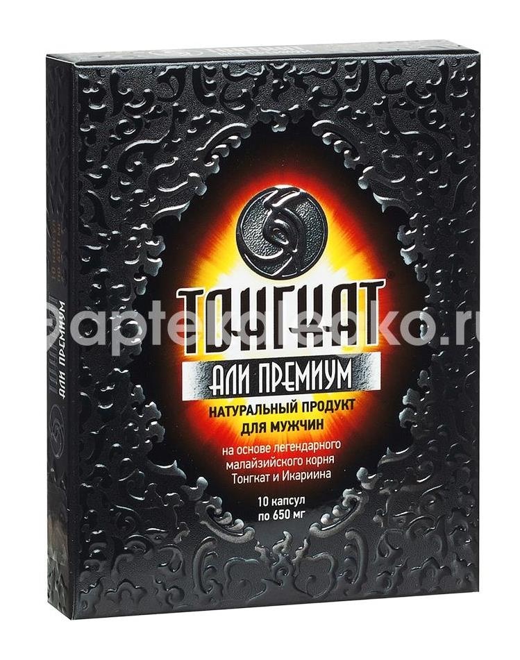 Тонгкат али премиум 650мг. №10 капс. Тонгкат али премиум 650мг. №10 капс. - 1