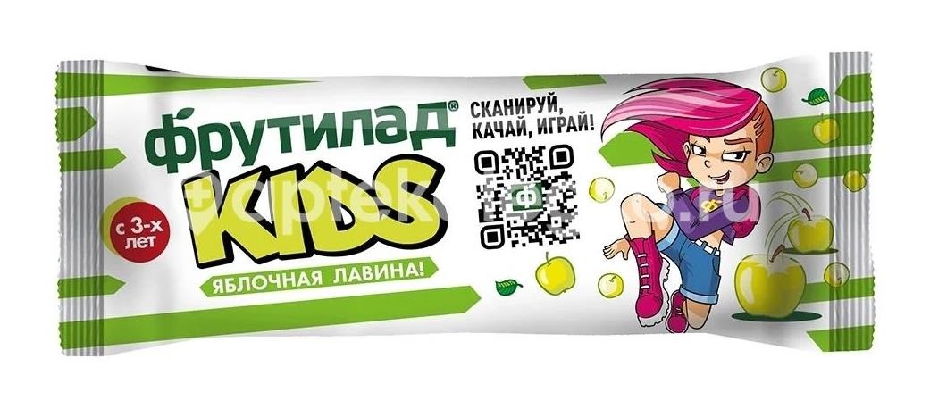 Изображение Фрутилад батончик кидс яблочная лавина 25г. ФРУТИЛАД БАТОНЧИК КИДС ЯБЛОЧНАЯ ЛАВИНА 25Г. Белое дерево ООО