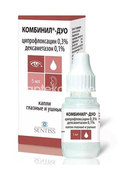 Изображение Комбинил - дуо 5мл капли глазные/ушные Комбинил - дуо 5мл капли глазные/ушные Промед экспортс Пвт. Лтд.