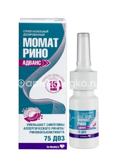 Момат рино адванс 140мкг+50мкг/доза 75 доз спрей назальный Момат рино адванс 140мкг+50мкг/доза 75 доз спрей назальный - 2