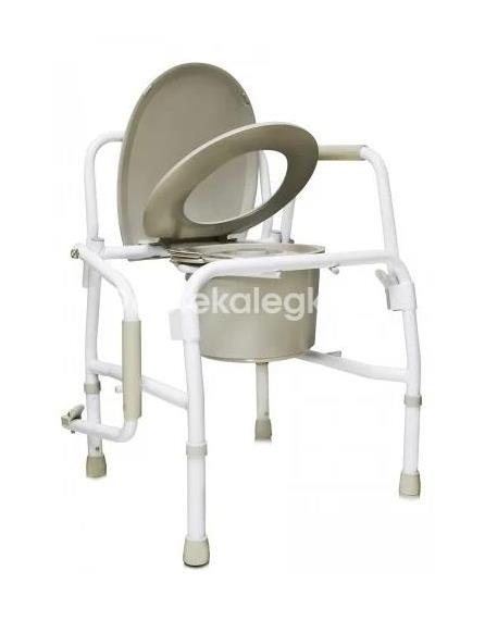 Амрус кресло - туалет опуск. подлок. со спинкой рег.по высоте /арт.амсв6807/ Амрус кресло - туалет опуск. подлок. со спинкой рег.по высоте /арт.амсв6807/ - 1