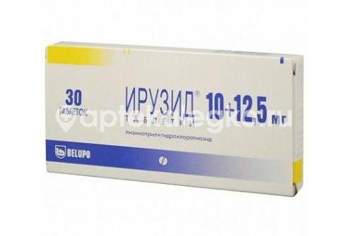 Ирузид 10мг. + 12,5мг. 30шт. таблетки Ирузид 10мг. + 12,5мг. 30шт. таблетки - 2