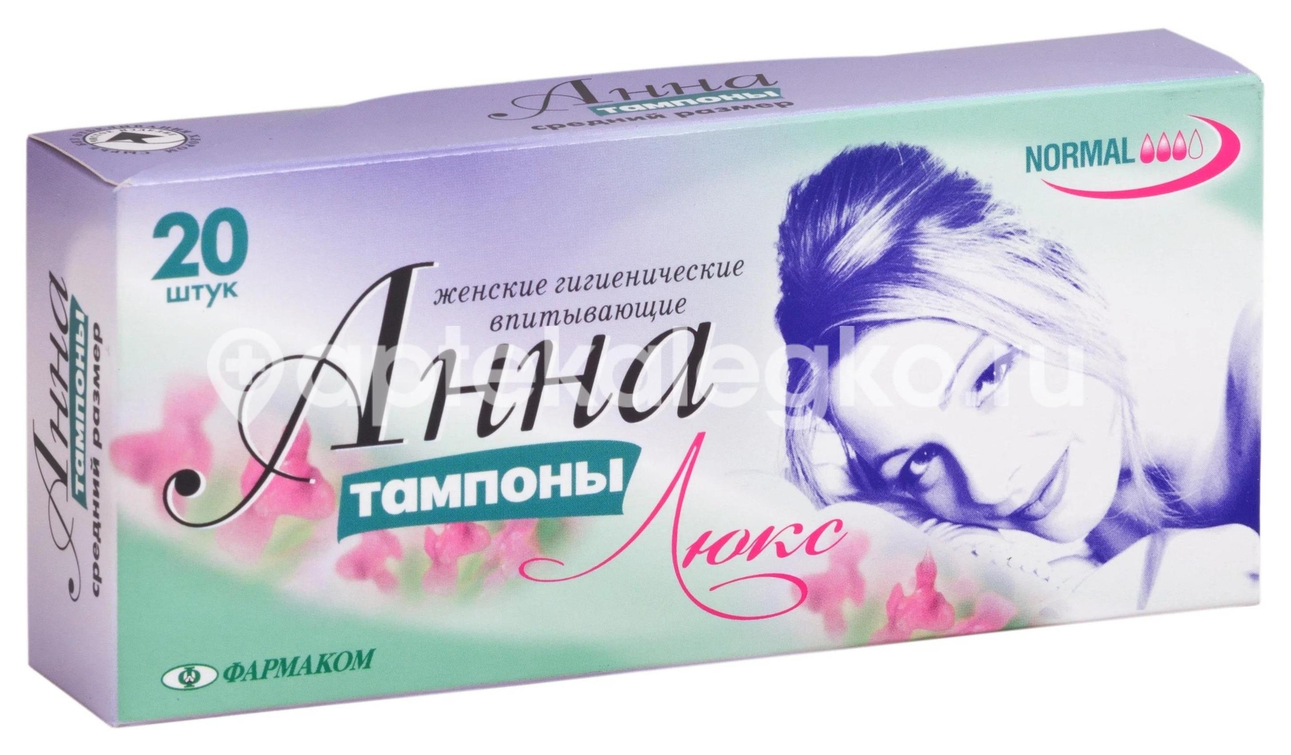 Анна тампоны люкс средний размер №20 Анна тампоны люкс средний размер №20 - 2
