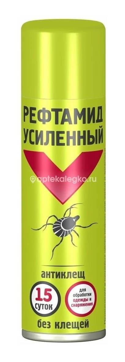 Изображение Рефтамид антиклещ усилен. 150мл. аэрозоль РЕФТАМИД АНТИКЛЕЩ УСИЛЕН. 150МЛ. АЭРОЗОЛЬ СИБИАР