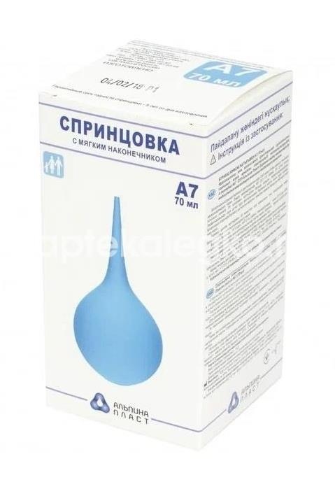 Вива спринцовка пвх тип а №7 70мл. viva Вива спринцовка пвх тип а №7 70мл. viva - 1