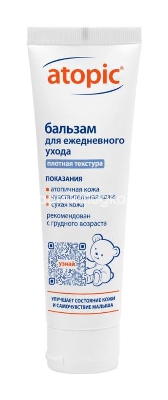 Изображение Атопик бальзам для ежедневного ухода флакон 100 мл /atopic/ АТОПИК БАЛЬЗАМ ДЛЯ ЕЖЕДНЕВНОГО УХОДА ФЛАКОН 100 МЛ /ATOPIC/ АВАНТА ОАО