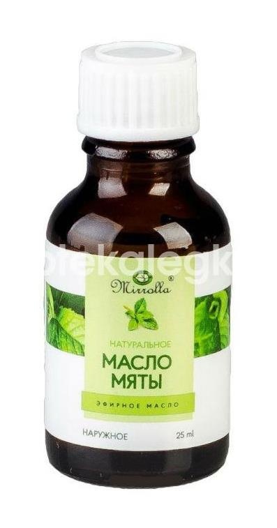 Изображение Мирролла масло мяты 25мл. эфирное МИРРОЛЛА МАСЛО МЯТЫ 25МЛ. ЭФИРНОЕ МИРРА ООО