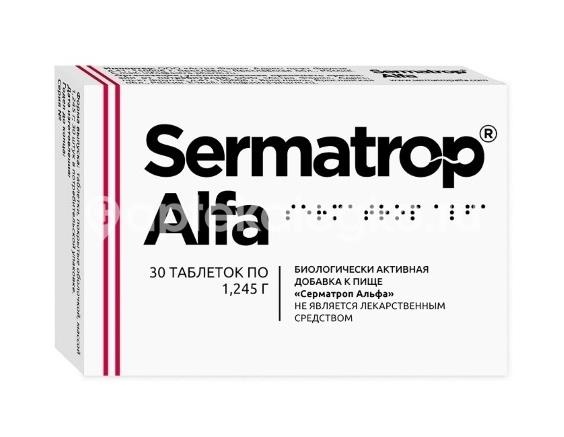 Серматроп альфа 30шт. таблетки Серматроп альфа 30шт. таблетки - 1