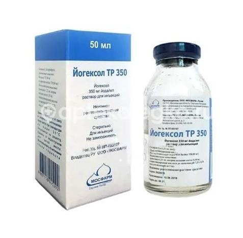 Изображение Йогексол тр 350мг. йода/мл. 50мл. 1 шт раствор для инъеций флакон /мосфарм/тиарекс/ ЙОГЕКСОЛ ТР 350МГ. ЙОДА/МЛ. 50МЛ. 1 ШТ РАСТВОР ДЛЯ ИНЪЕЦИЙ ФЛАКОН /МОСФАРМ/ТИАРЕКС/ МОСФАРМ ОАО
