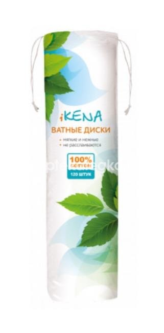 Ikena ватные диски 120шт. Ikena ватные диски 120шт. - 1