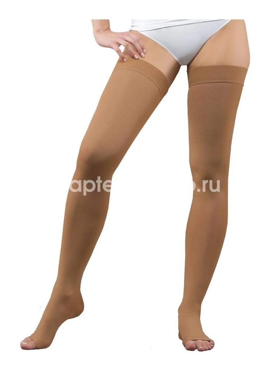 Тонус чулки мед. 0403 люкс ii компрес. р.4 карамель 23 - 32мм Тонус чулки мед. 0403 люкс ii компрес. р.4 карамель 23 - 32мм - 1