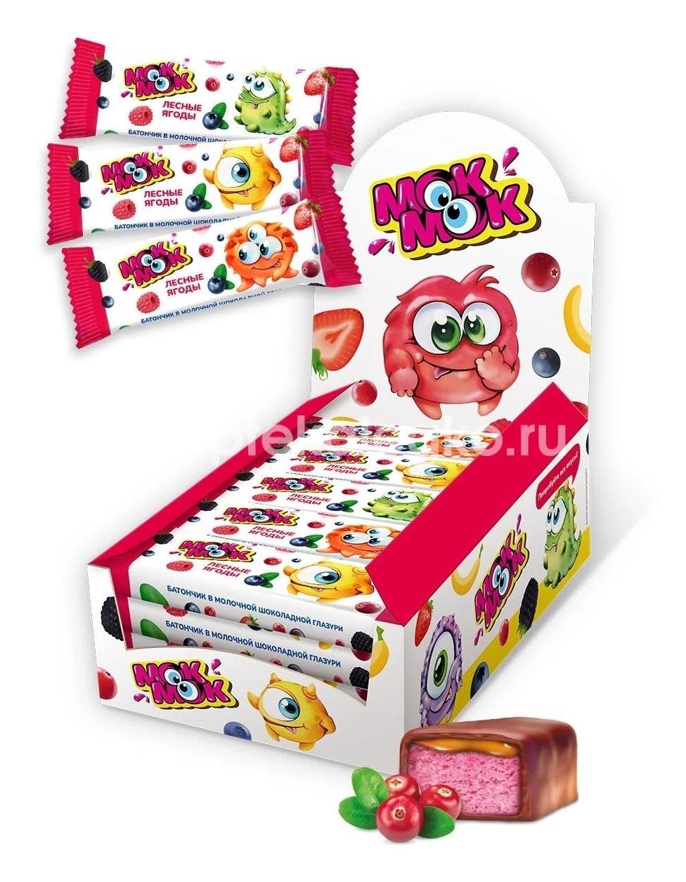 Батончик глазированный маша и медведь лесные ягоды 30г. Батончик глазированный маша и медведь лесные ягоды 30г. - 1