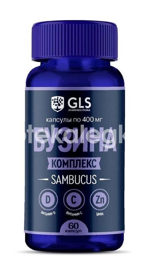 Изображение Gls бузина комплекс 60шт. капсулы GLS БУЗИНА КОМПЛЕКС 60ШТ. КАПСУЛЫ ГЛОБАЛ ХЕЛСКЕАР ООО