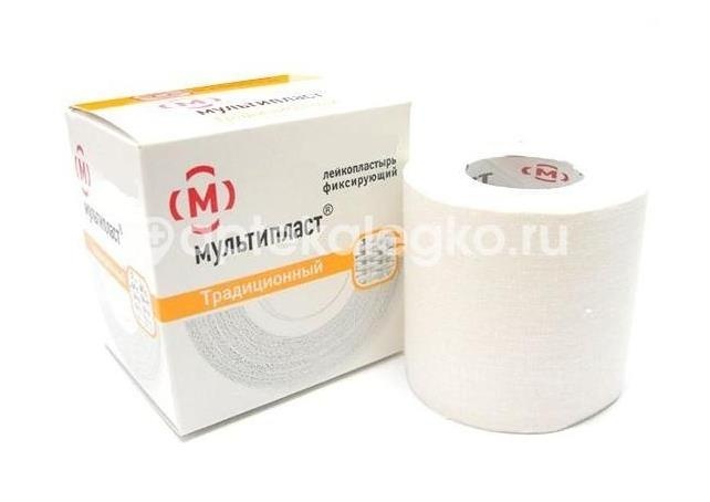 Мультипласт лейкопластырь  2х500 фиксирующий  тканевая Мультипласт лейкопластырь  2х500 фиксирующий  тканевая - 2
