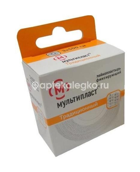 Мультипласт лейкопластырь  2х500 фиксирующий  тканевая Мультипласт лейкопластырь  2х500 фиксирующий  тканевая - 1