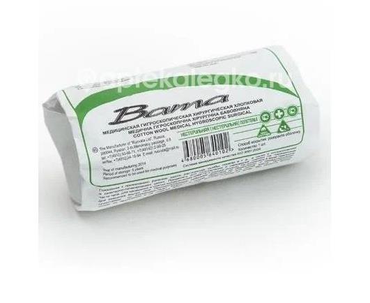 Амелия вата гигиен. 50г. н/стер. Амелия вата гигиен. 50г. н/стер. - 1