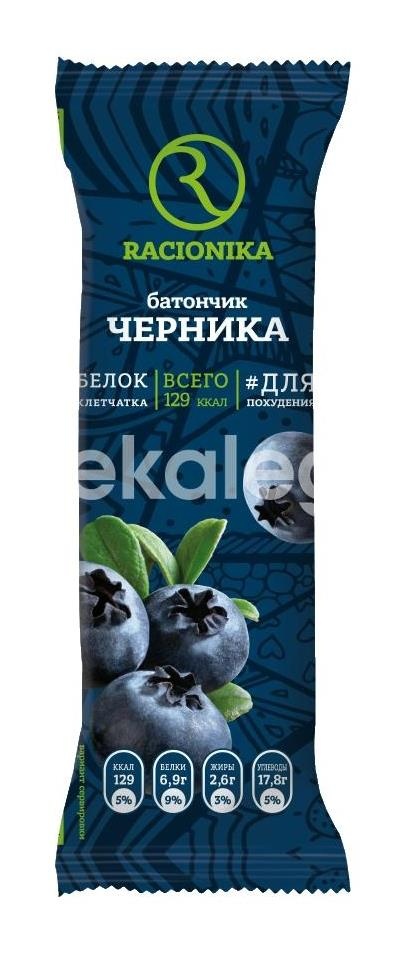 Изображение Рационика light батончик со вкусом черники 45г Рационика light батончик со вкусом черники 45г АРТ Современ. научные технологии