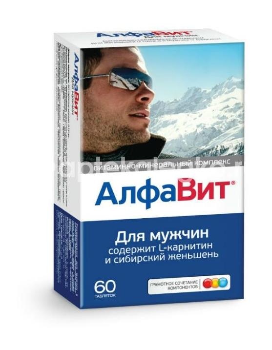 Алфавит для мужчин 60шт. таблетки Алфавит для мужчин 60шт. таблетки - 1