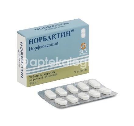 Норбактин 400мг. 20шт. таблетки покрытые пленочной оболочкой Норбактин 400мг. 20шт. таблетки покрытые пленочной оболочкой - 3