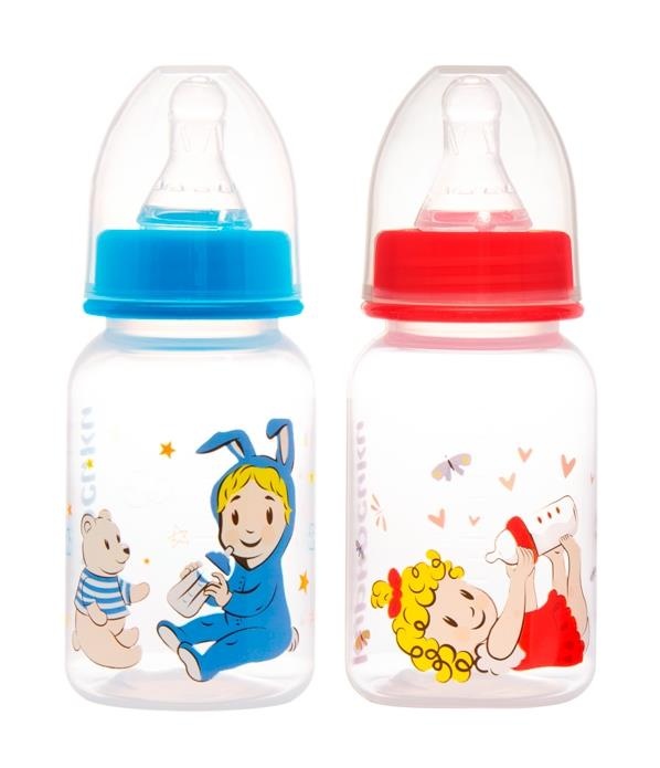 Курносики бутылочка полипропиленовая с силиконовой соской 0+ 125 мл/11142 Курносики бутылочка полипропиленовая с силиконовой соской 0+ 125 мл/11142 - 2