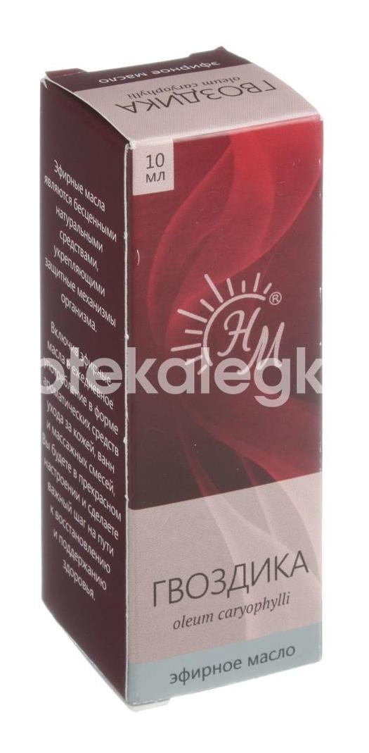 Масло гвоздики 10мл. эфирное и/у Масло гвоздики 10мл. эфирное и/у - 3