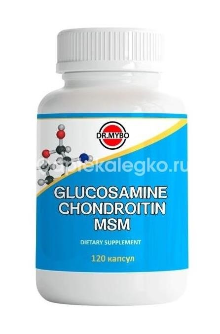 Изображение Dr mybo глюкозамин + хондроитин + мсм капсулы 120 шт. DR MYBO ГЛЮКОЗАМИН + ХОНДРОИТИН + МСМ КАПСУЛЫ 120 ШТ. УДАЧА ОО