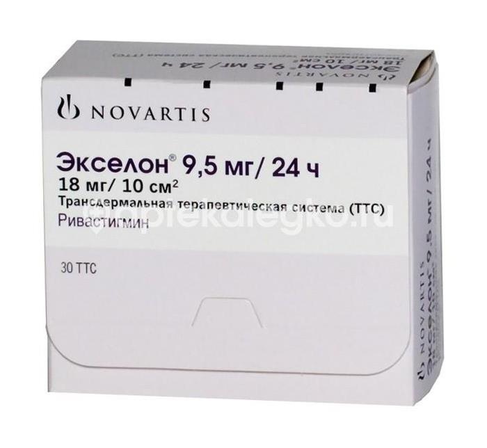 Экселон 9,5мг./24ч. 30шт. трансдермальная терапевтическая система пакет Экселон 9,5мг./24ч. 30шт. трансдермальная терапевтическая система пакет - 2