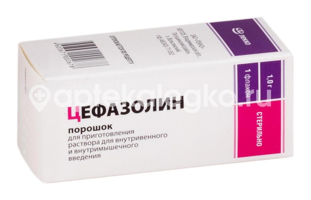 Изображение Цефазолина натриевая соль 1шт. порошок для приготовления раствора для внутривенного и внутримышечного введения 1г. флакон Цефазолина Натриевая Соль 1шт. порошок для приготовления раствора для внутривенного и внутримышечного введения 1г. флакон ЛЕККО ФФ ЗАО