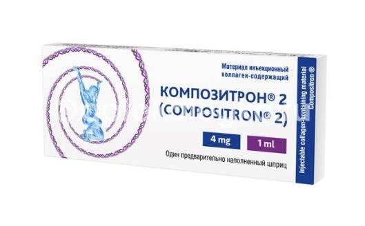 Изображение Композитрон 2 материал инъекционный коллаген-содержащий 2мл 1шт. шприц Композитрон 2 материал инъекционный коллаген-содержащий 2мл 1шт. шприц Tiss You ООО