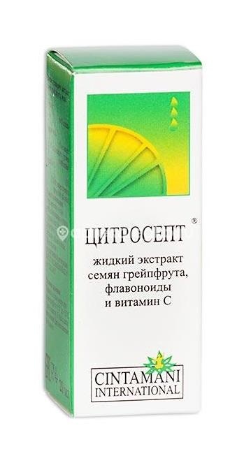 Цитросепт 20мл капли для внутреннего и наружного применения Цитросепт 20мл капли для внутреннего и наружного применения - 1