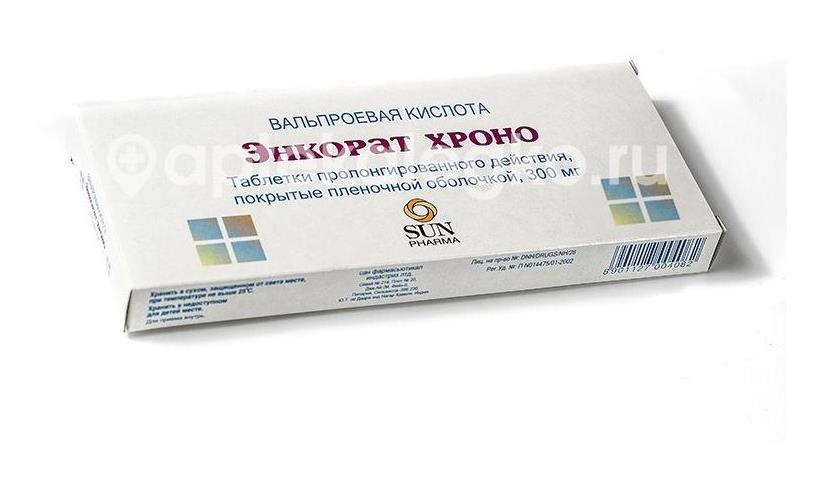 Энкорат хроно 300мг. 30шт. таблетки покрытые оболочкой Энкорат хроно 300мг. 30шт. таблетки покрытые оболочкой - 1