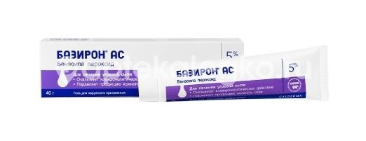 Базирон ас 5% 40г гель для наружного применения Базирон ас 5% 40г гель для наружного применения - 2