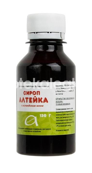 Алтейка сироп с исландским мхом 100 мл Алтейка сироп с исландским мхом 100 мл - 2