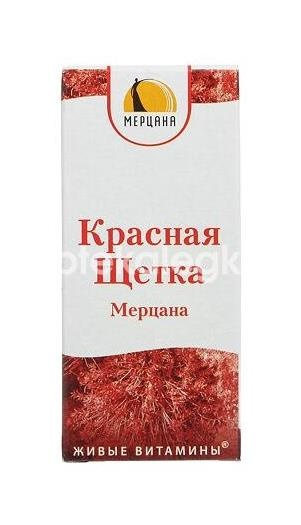 Мерцана красная щетка 50мл. капли Мерцана красная щетка 50мл. капли - 1