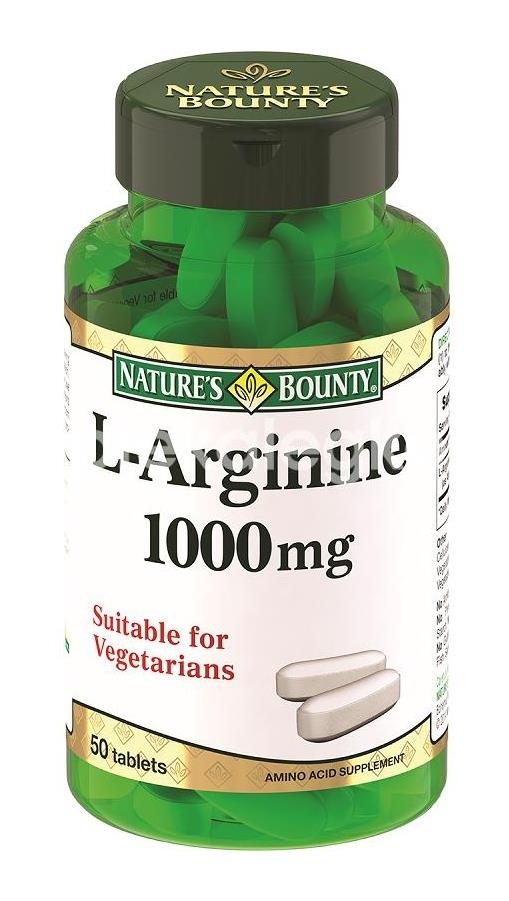 Нейчес баунти l -аргинин 1000мг 50 шт таблетки Нейчес баунти l -аргинин 1000мг 50 шт таблетки - 2