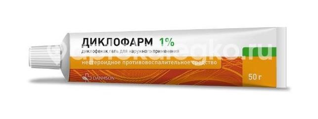 Диклофарм 1% гель для наружного применения 50г. Диклофарм 1% гель для наружного применения 50г. - 4