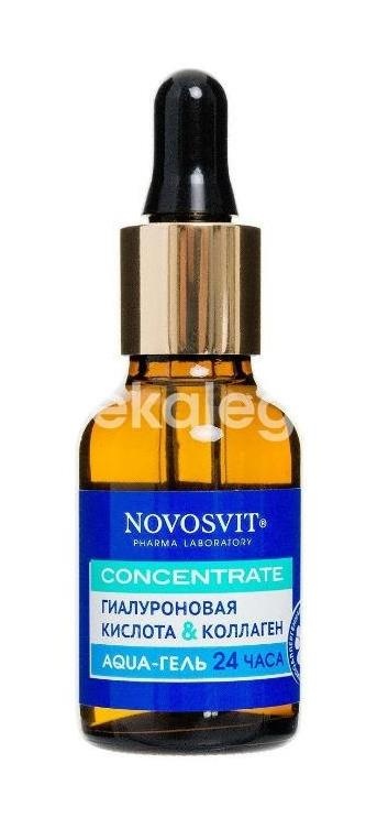 Novosvit аква-гель для лица и шеи 24 часа гиалуроновая кислота и коллаген 25 мл Novosvit аква-гель для лица и шеи 24 часа гиалуроновая кислота и коллаген 25 мл - 2