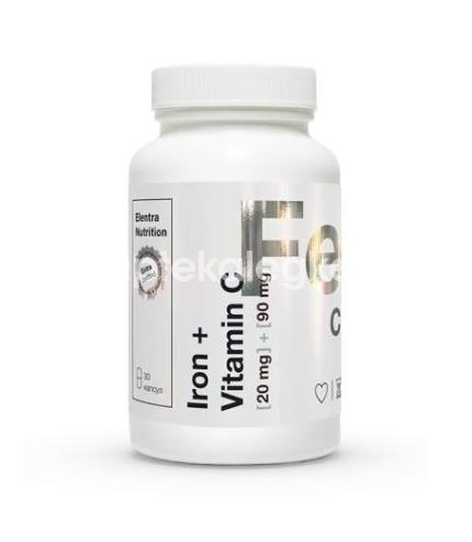 Elentra nutrition железо и витамин с 60шт капсулы Elentra nutrition железо и витамин с 60шт капсулы - 1
